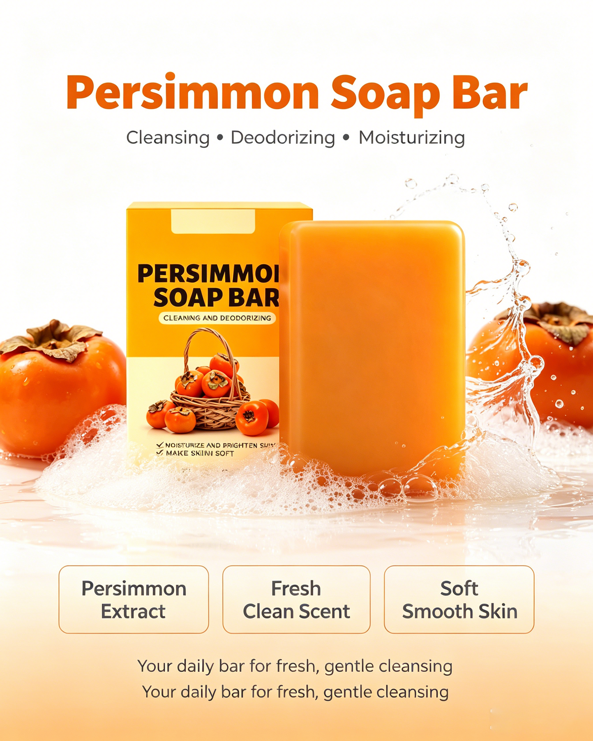 Deodorizing Persimmon Soap