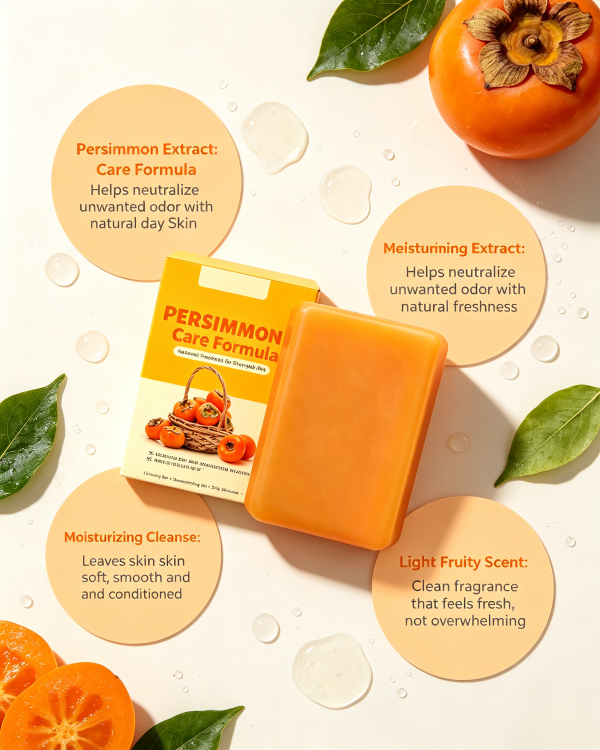 Deodorizing Persimmon Soap