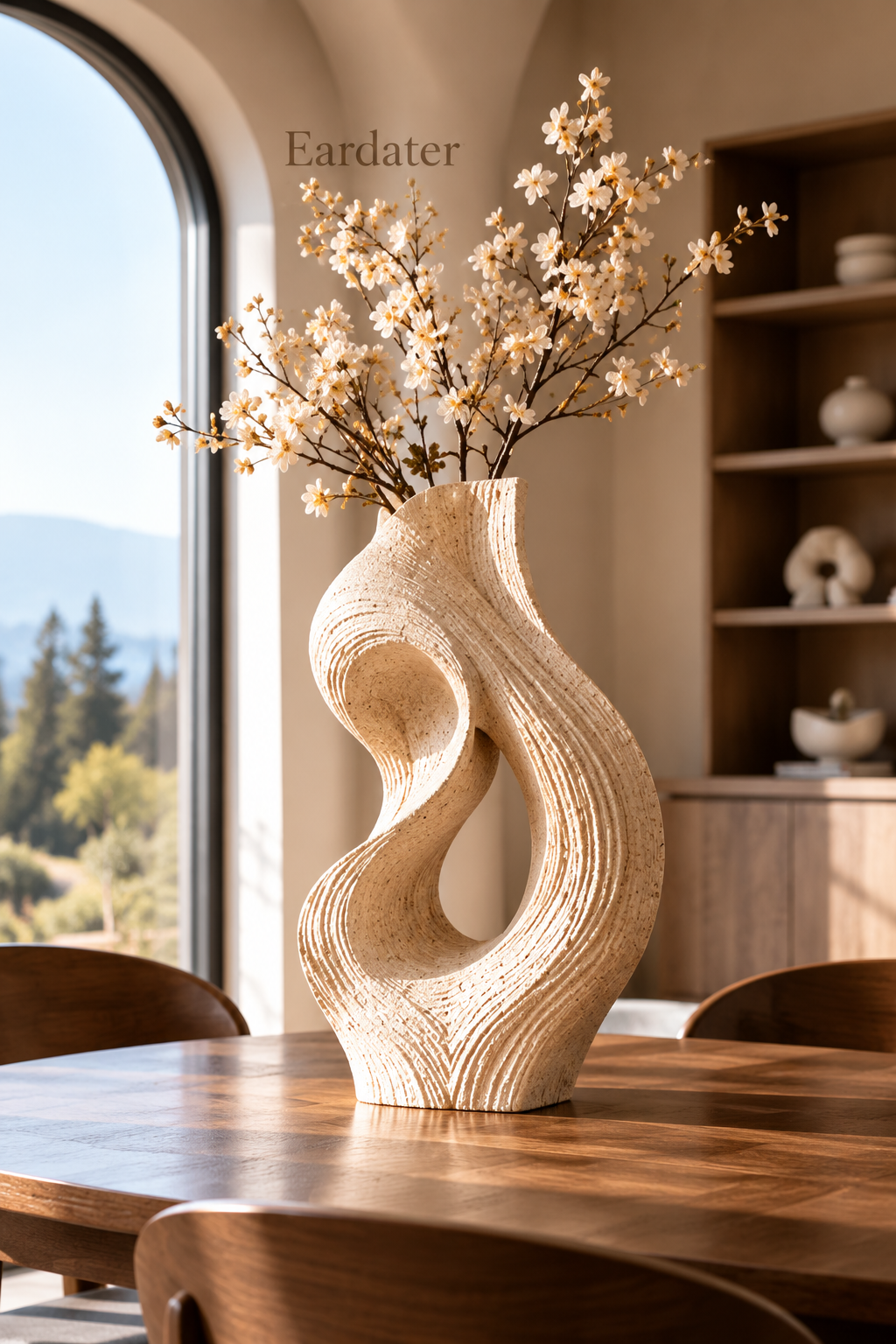 Eardater Twisted Hollow Abstract Art Vase